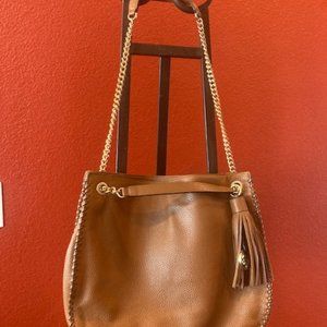 MICHAEL KORS Whipped Chelsea Messenger Bag Luggage